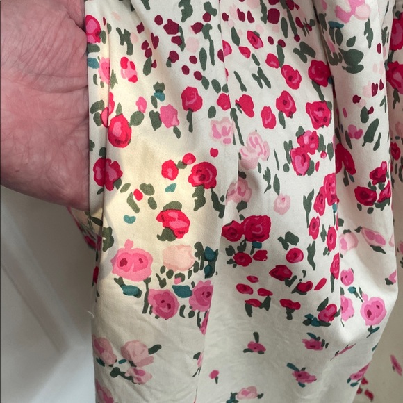 Talbots RSVP Rose Garden Fit Flare Dress 12 EASTER FLORAL Fully Lined - Picture 5 of 12